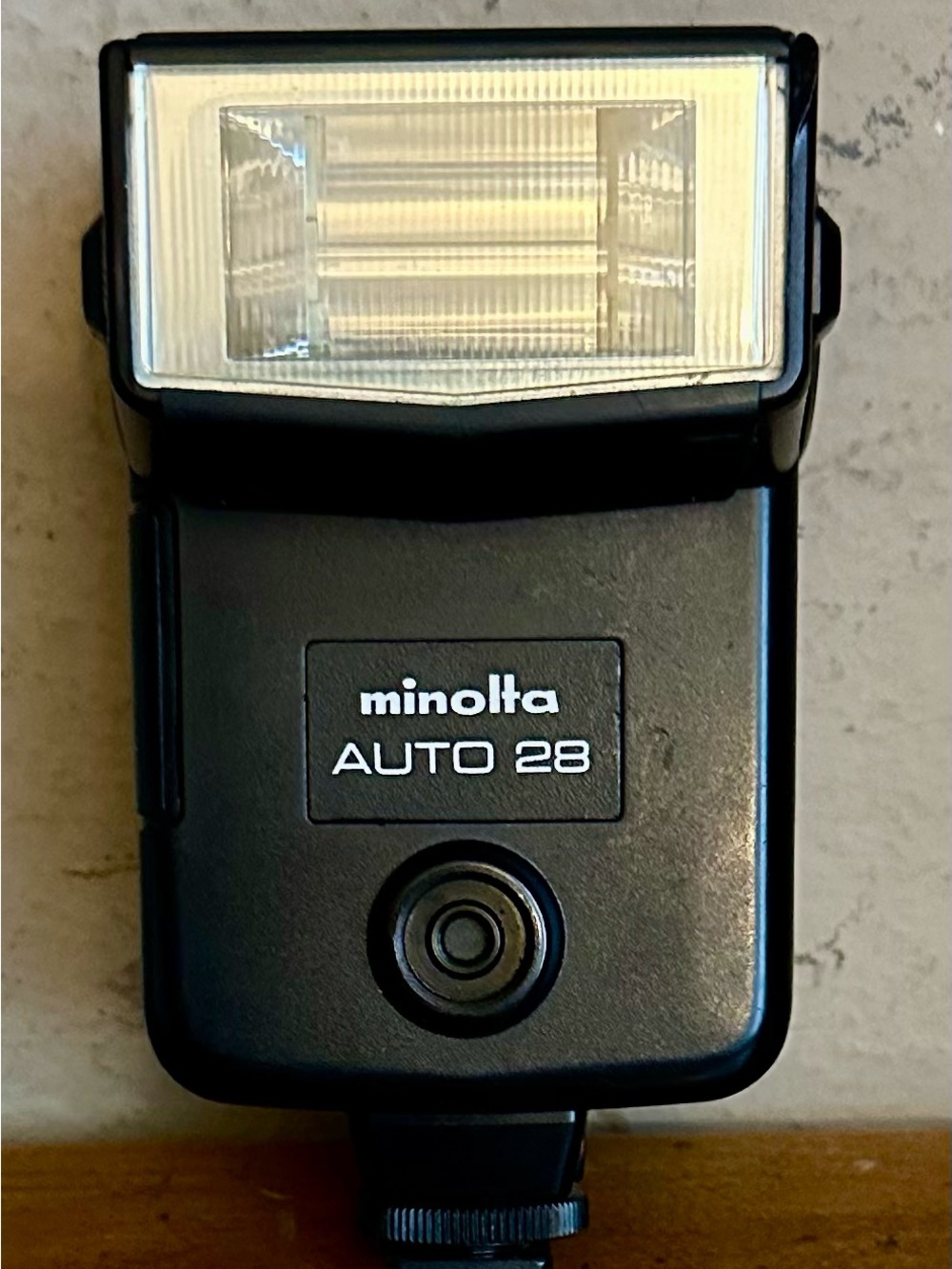 Konica Minolta Auto 28 Shoe Mount SLR Film Camera Flash